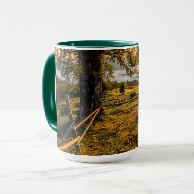 Mug L'aube triste dans une forêt (Devant gauche)