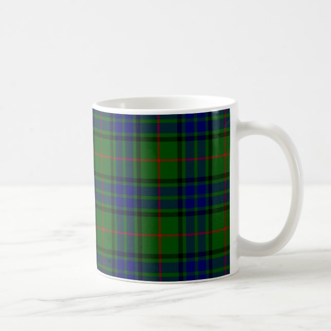 Mug Lauder tartan bleu vert plaid (Droite)