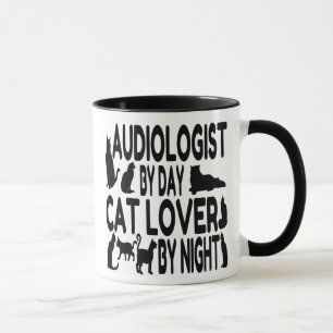 Mug L'audiologiste aime les chats