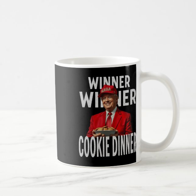 Mug Lauréat du dîner Cookie Dinner Funny Trump 2024 47 (Droite)