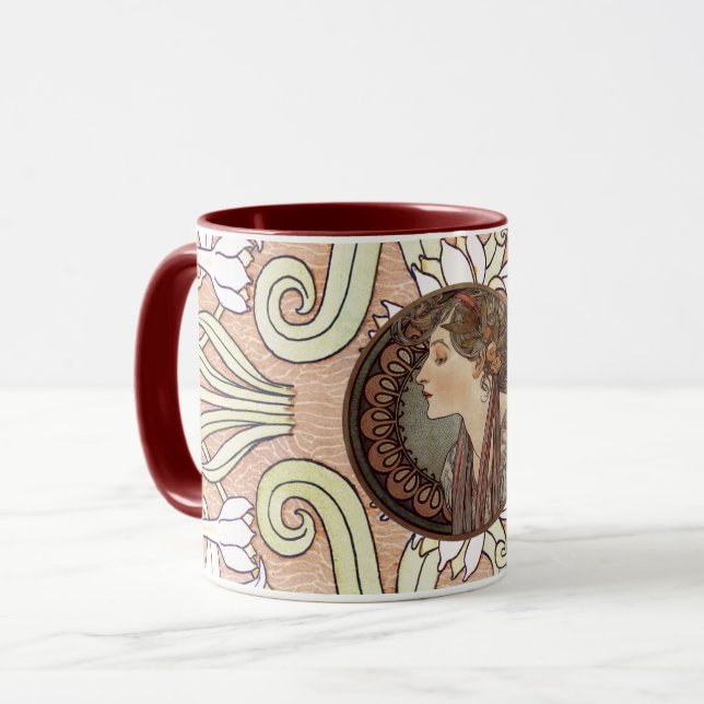 Mug Laurel par Alphonse Mucha (Devant gauche)