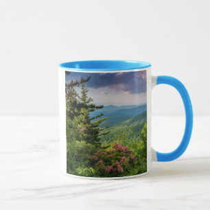 Mug Laurier de montagne au lever du soleil