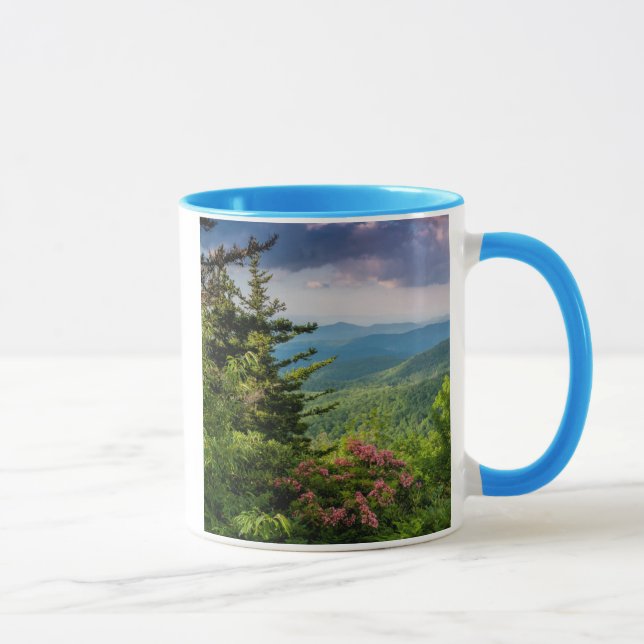 Mug Laurier de montagne au lever du soleil (Droite)