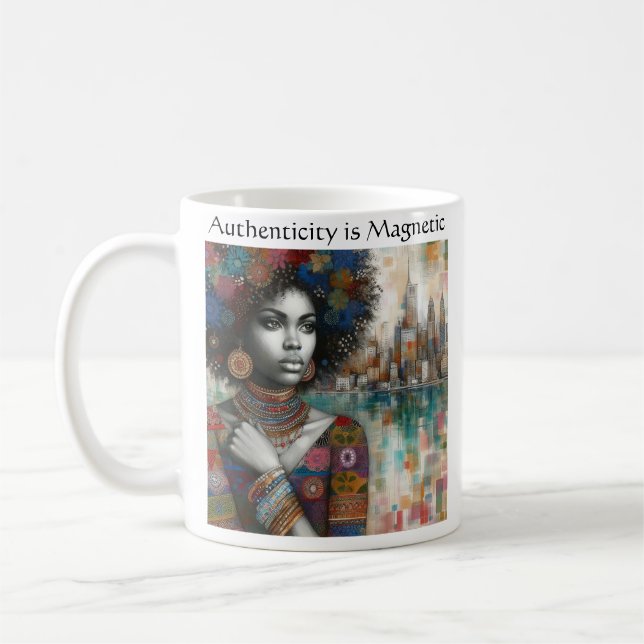 Mug L'authenticité est magnétique (Gauche)