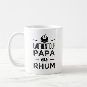 Mug L'authentique papa au rhum