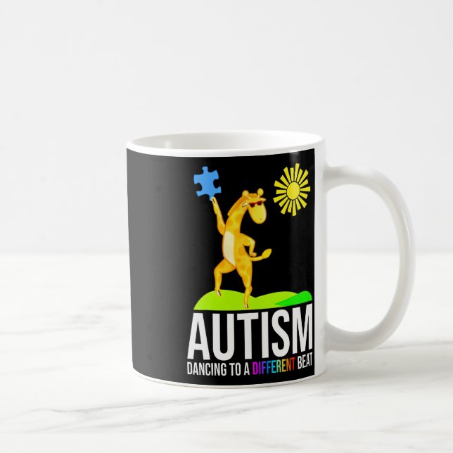 Mug L'Autisme Danser À Un Autre Beat Fun Sensibilisati (Droite)