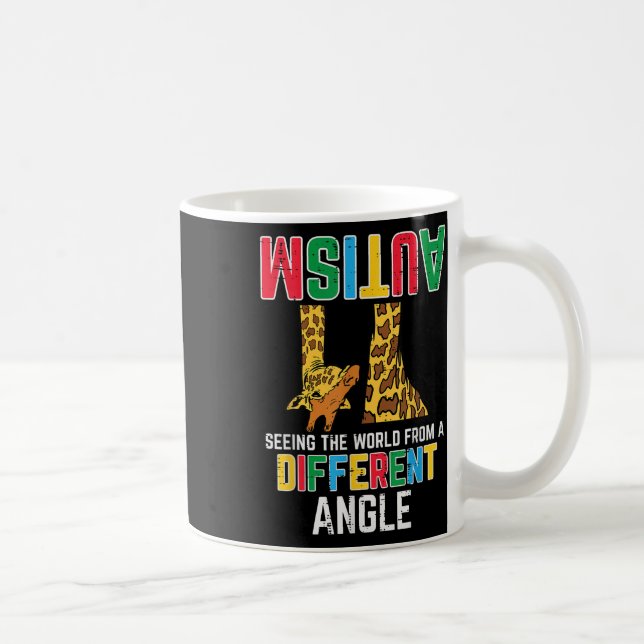 Mug L'autisme de la girafe à la vue d'un monde différe (Droite)