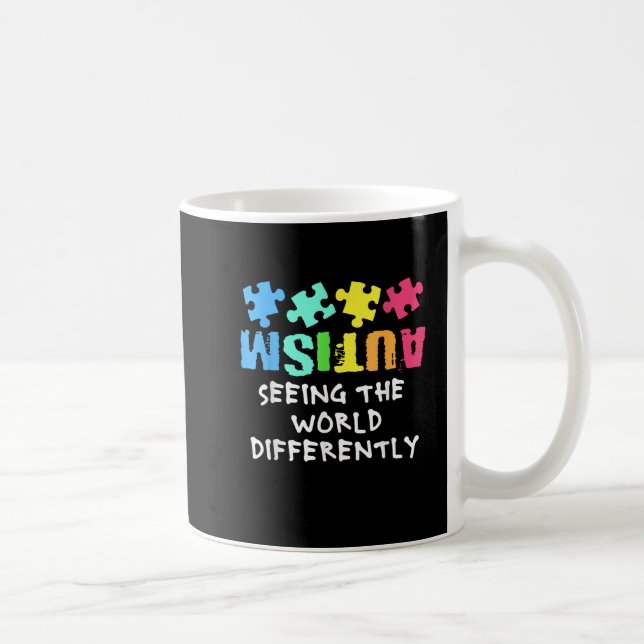 Mug L'autisme est favorable à une vision différente du (Droite)