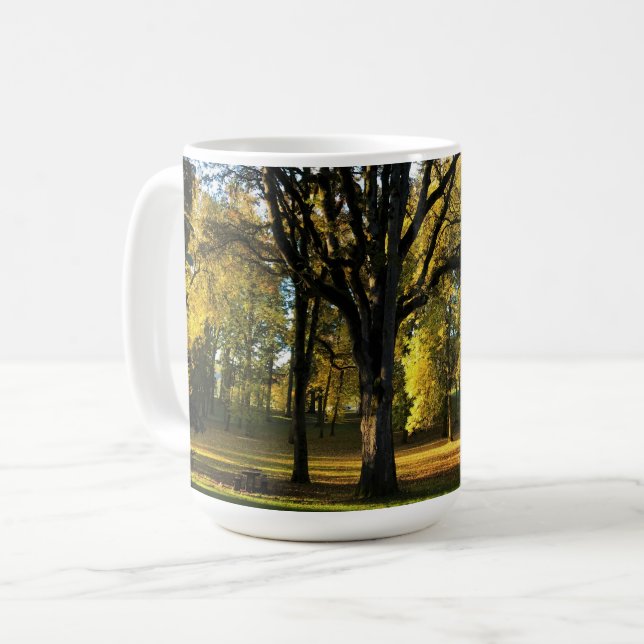 Mug L'automne au parc d'État Champoeg, OR (Devant gauche)