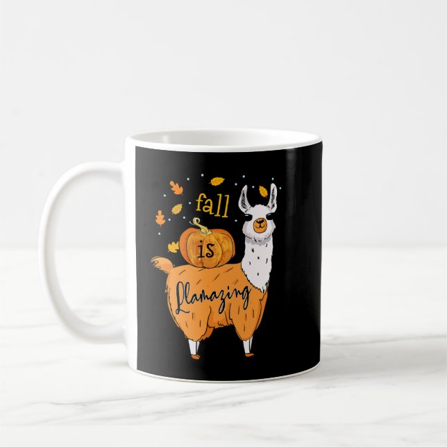 Mug L'Automne Est En Train De Lézarder Funny Llama Alp (Gauche)