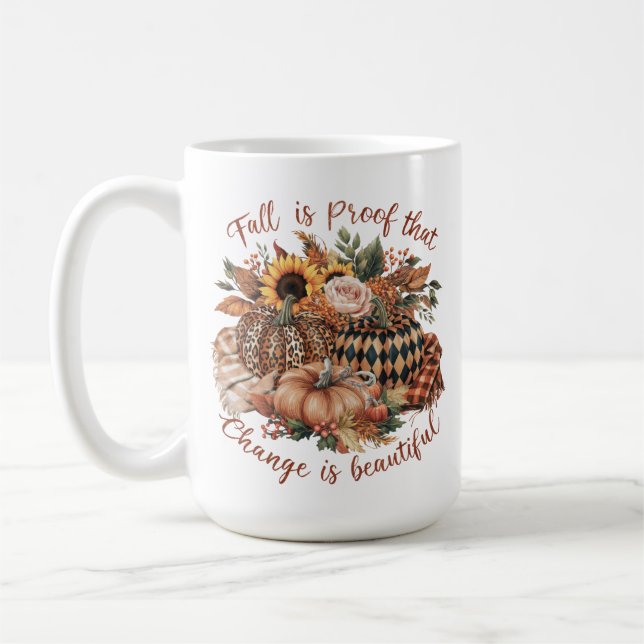 MUG L'AUTOMNE EST LA PREUVE QUE LE CHANGEMENT EST DE B (Gauche)