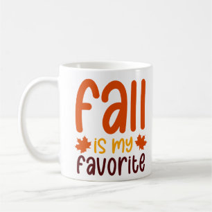 Mug L'automne est ma saison préférée - Conception de c