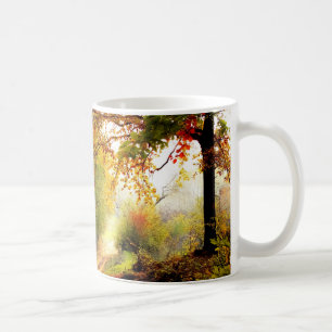 Mug L'automne part sur la voie de campagne