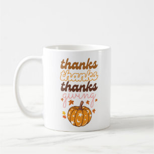 Mug L'automne quitte Super Citrouille vacances Thanksg