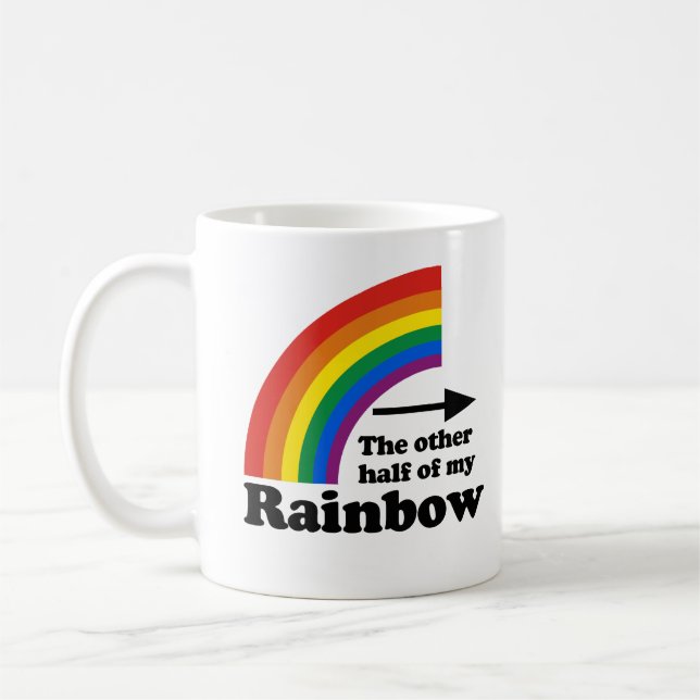 Mug L'Autre Moitié de mon Arc-en-ciel (Côté Gauche) (Gauche)