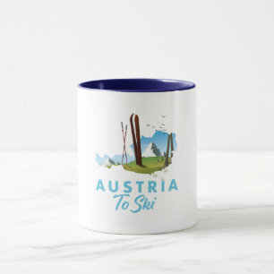 Mug L'Autriche pour skier.