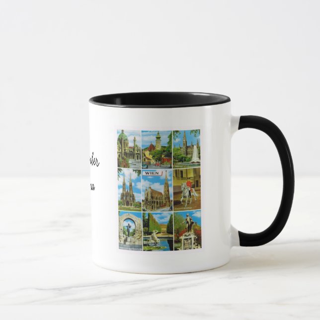 Mug L'Autriche vintage, Wien, Vienne, Multiview (Droite)