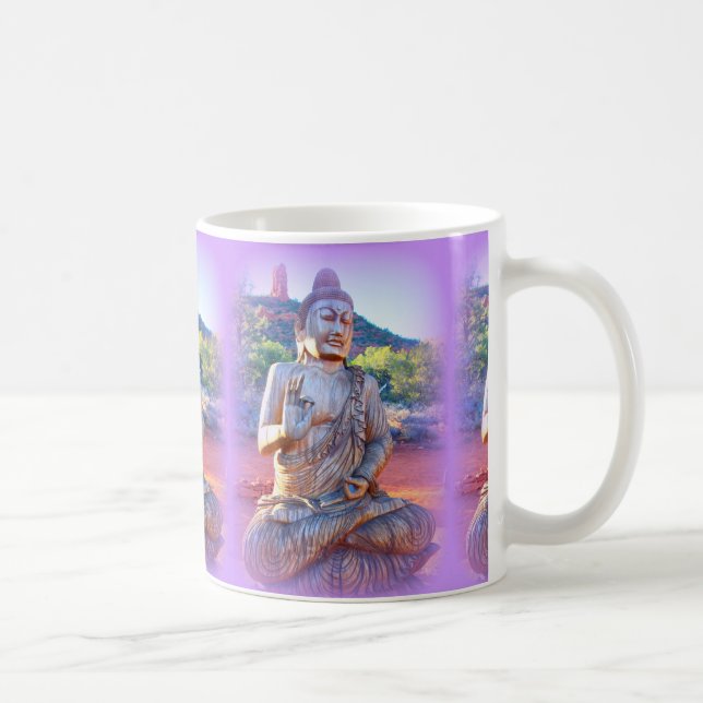 Mug lavande aura buddhas (Droite)