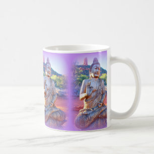 Mug lavande aura buddhas