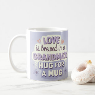Mug Lavande bleu clair grand-mère