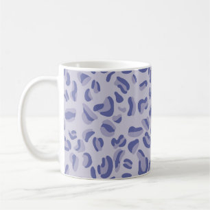 Mug Lavande de Motif de léopard pourpre