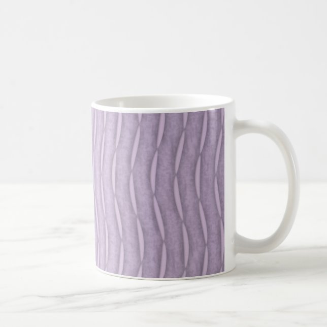 Mug Lavande Verticale Moderne Conception Gravée (Droite)