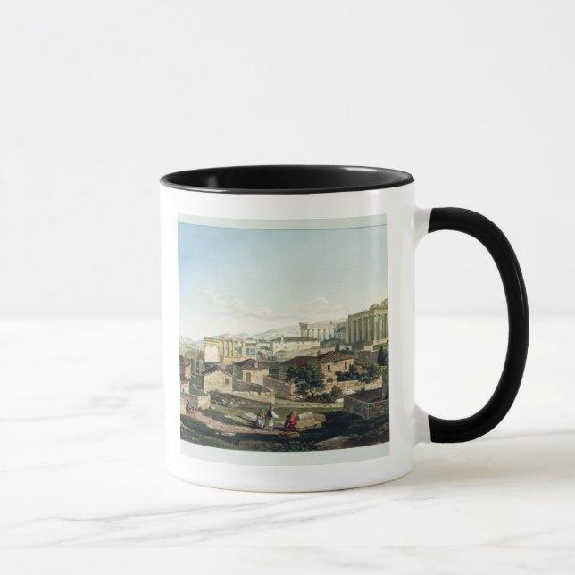 Mug L'avant occidental du parthenon, plaquent 19 du (Droite)