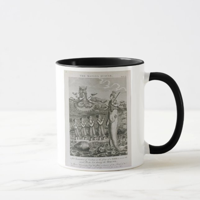 Mug L'avatar de Matsya, ou la première incarnation de (Droite)