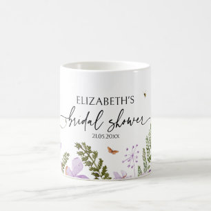 Mug Lavender Florals Fête des mariées partie cadeau Mu