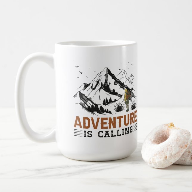 Mug L'aventure appelle les moustiques (Avec donut)