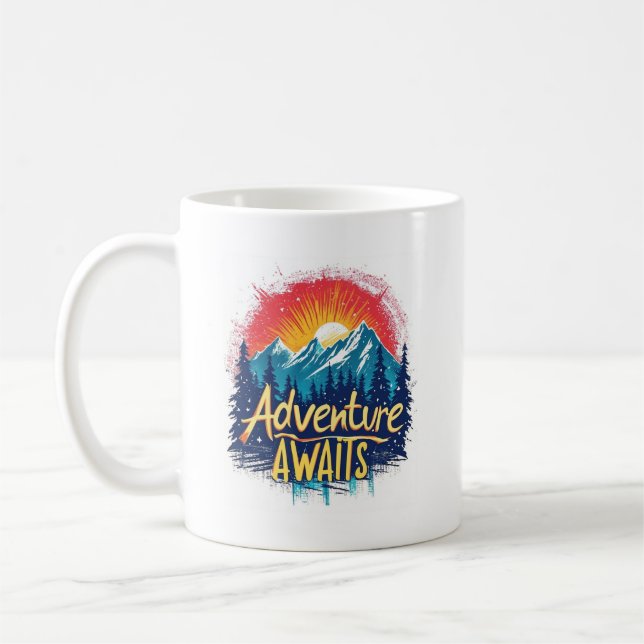 Mug L'aventure attend (Gauche)