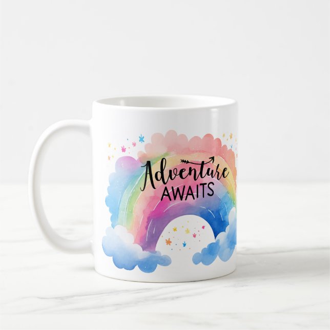 Mug L'aventure Attend Arc-en-ciel (Gauche)