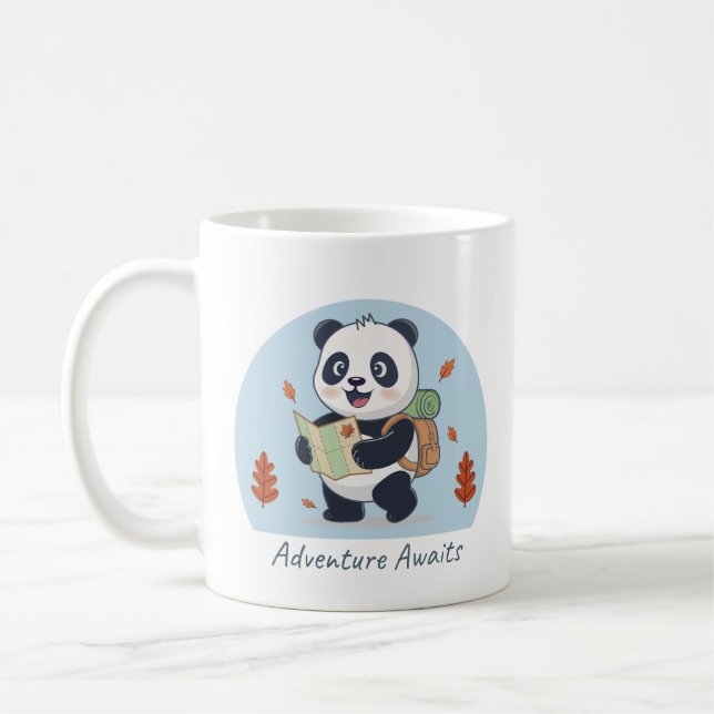 Mug L'aventure Attend Panda (Gauche)