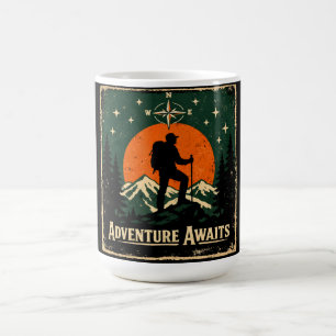 Mug L'aventure Attend – Tee pour randonneur en explora