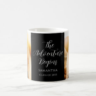 Mug L'aventure commence graduation personnalisée