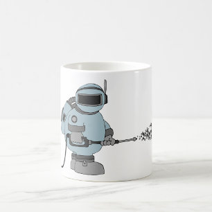 Mug Laver sous pression par astronaute