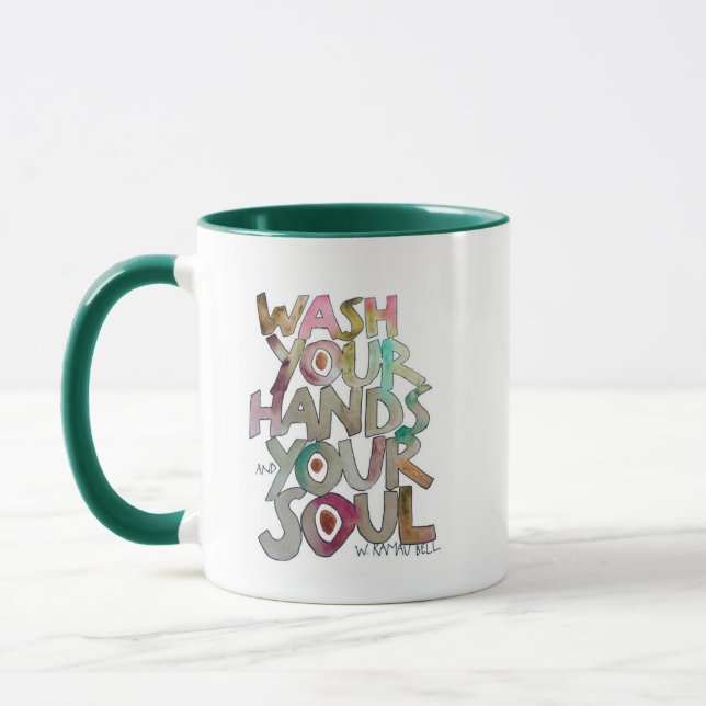 Mug Lavez vos mains et votre âne (Gauche)