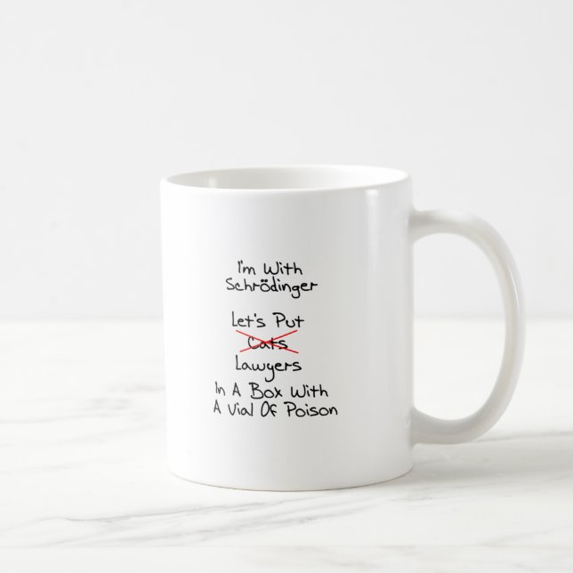 Mug L'avocat de Schrodinger (Droite)