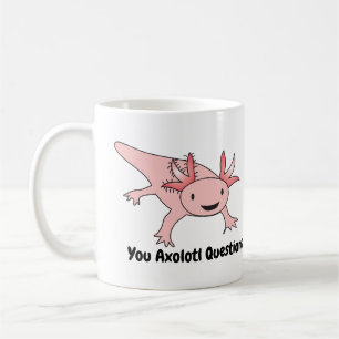 Mug L'Axolotl interroge drôle mignon