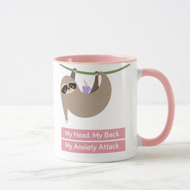 MUG LAZARUS LE BOUG D'ANXIÉTÉ LENT (Droite)
