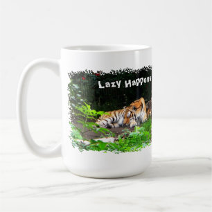 Mug Lazy arrive le tigre de Sibérie