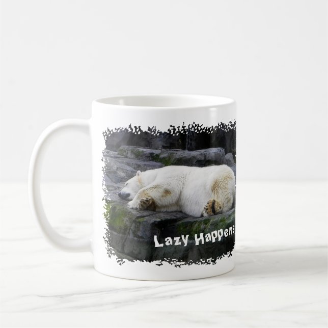 Mug Lazy arrive Ours Polaire (Gauche)