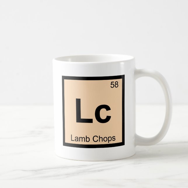 Mug LC - Symbole de Tableau périodique de chimie de (Droite)