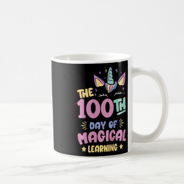 Mug Le 100E Jour De L'École Filles 100 Jours De L'Écol (Droite)
