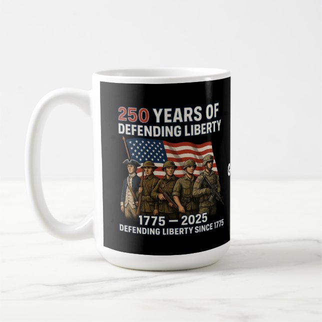 Mug Le 250e anniversaire de la parade militaire du dra (Gauche)