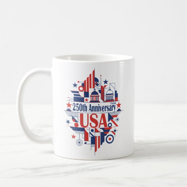 Mug le 250e anniversaire de l'Amérique (Gauche)