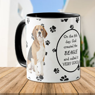 Mug Le 8e jour Dieu créa des Beagles