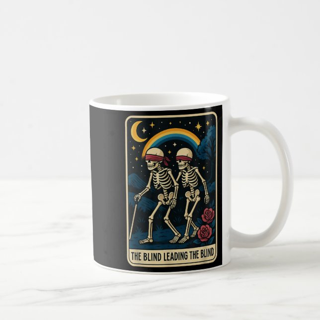 Mug Le Aveugle Menant À L'Aveugle Drôle Carte Tarot Sk (Droite)