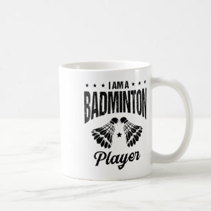 Mug Le badminton est ma vie Joueur de badminton Volant
