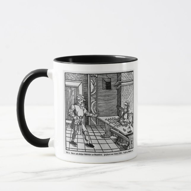 Mug Le bailleur de fonds, 1531 (Gauche)